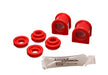 Energy Suspension 4.5176R Sway Bar Bushing Set; Red; Rear; Bar Dia. 18mm; Performance Polyurethane; - Truck Part Superstore