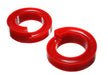Energy Suspension 4.6111R Coil Spring Isolator Set; Red; Performance Polyurethane; - Truck Part Superstore