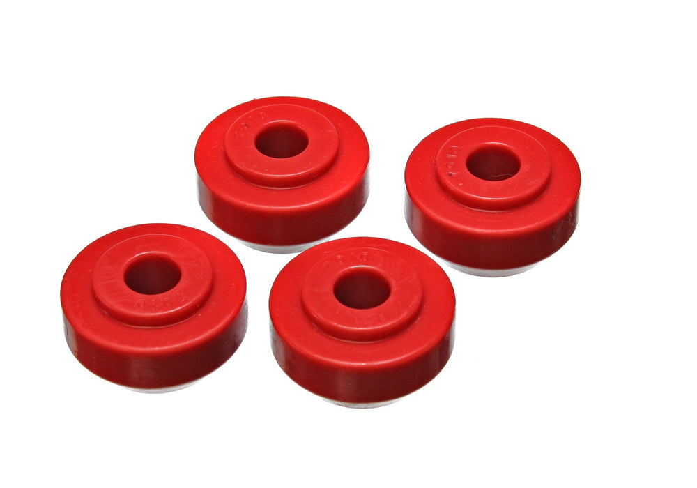 Energy Suspension 4.7113R Strut Rod Bushing Set; Red; Front; Performance Polyurethane; - Truck Part Superstore