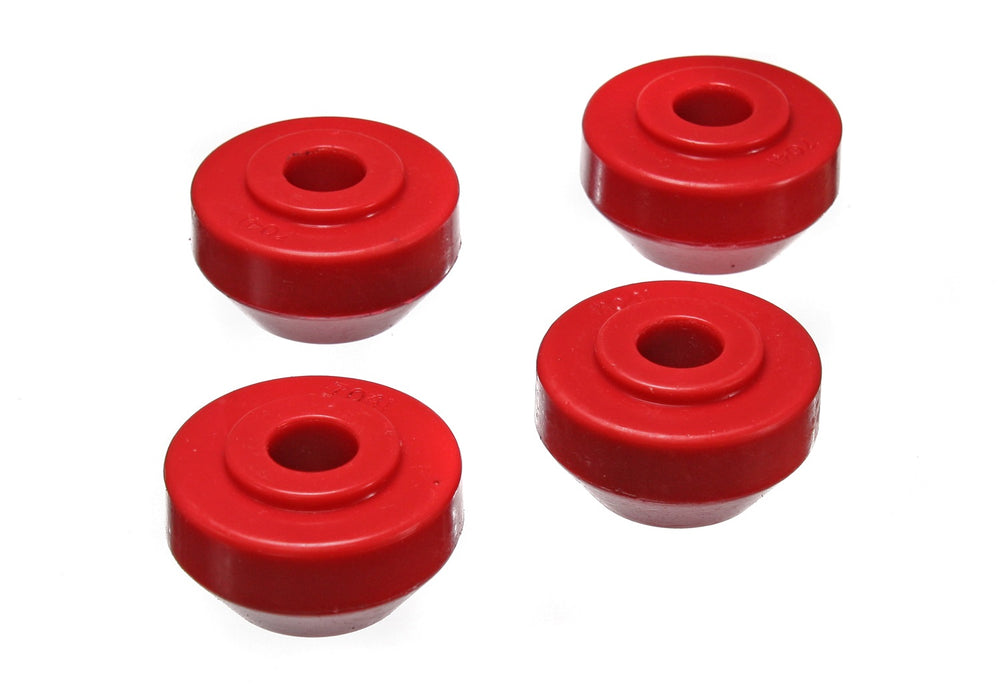 Energy Suspension 4.7117R Strut Rod Bushing Set; Red; Front; Performance Polyurethane; - Truck Part Superstore