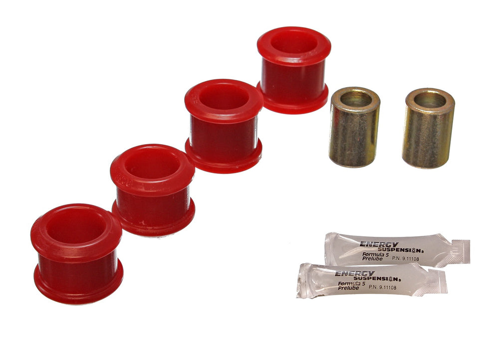 Energy Suspension 4.7128R Track Arm Bushing Set; Red; Front; Performance Polyurethane; - Truck Part Superstore