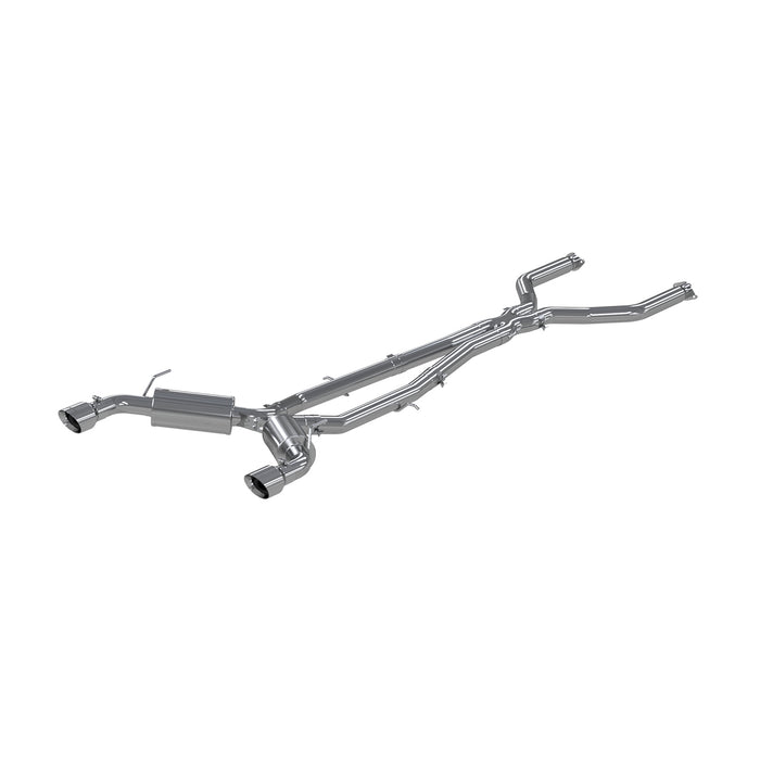 MBRP S4400304 3 Inch Cat Back Exhaust System Dual Rear For 16-22 Infiniti Q50 3.0L RWD/AWD T304 Stainless Steel MBRP - Truck Part Superstore