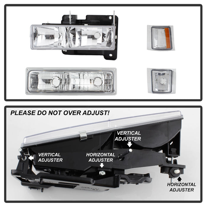 Spyder Auto 5069535 XTune Headlights - Truck Part Superstore