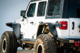 Road Armor 518AFRWB Stealth Fender Flare Body Armor; Rear; Wide; Texture Black; - Truck Part Superstore