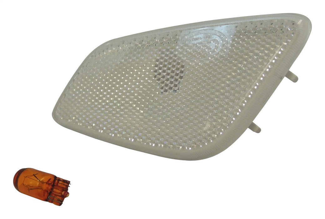 Crown Automotive Jeep Replacement 55155628ABC Side Marker Light; Right; Clear Lens w/Amber Bulb; - Truck Part Superstore
