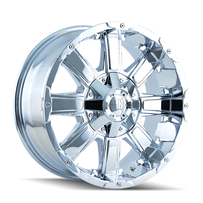 MAYHEM 8030-2976C CHAOS (8030) CHROME 20X9 8-165.1/8-170 -12MM 130.8MM - Truck Part Superstore