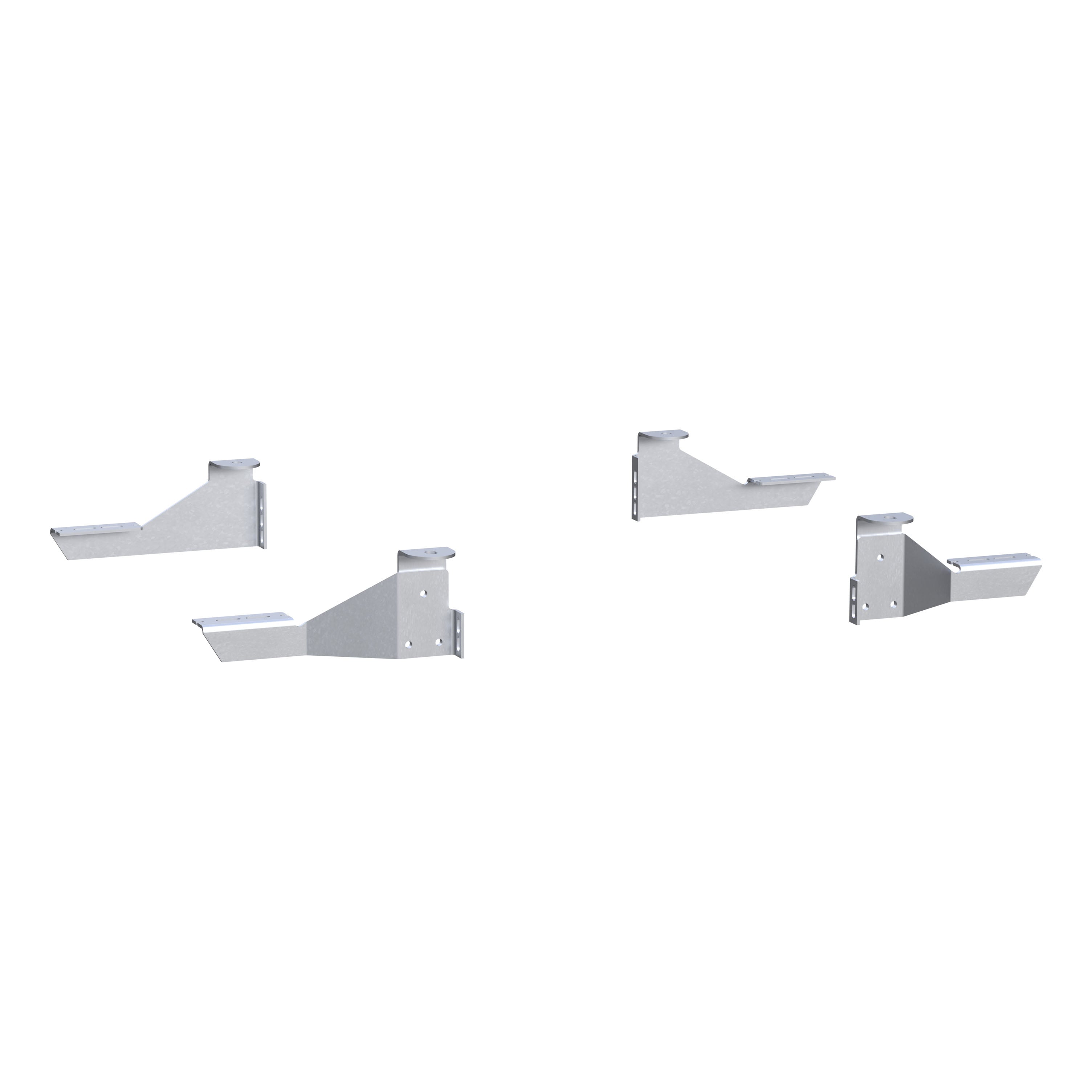 Luverne 581141 Side Entry Step Mounting Brackets - Truck Part Superstore