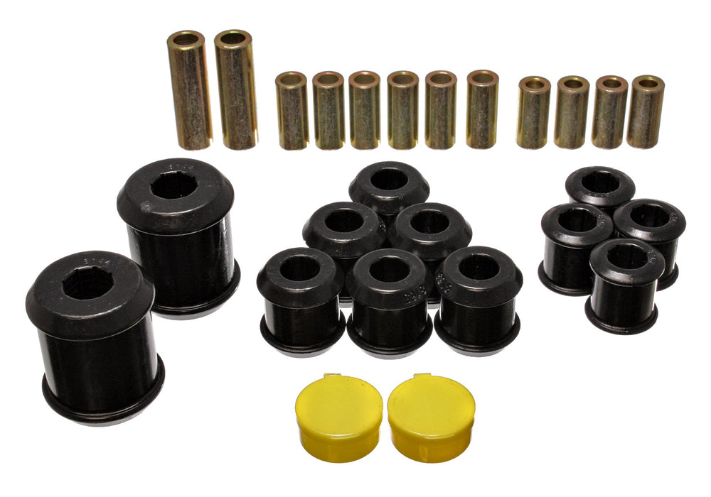 Energy Suspension 5.3119G Control Arm Bushing Set; Black; Rear; Performance Polyurethane; - Truck Part Superstore