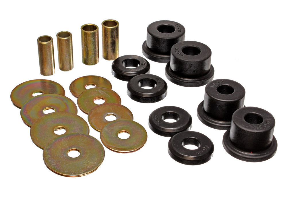 Energy Suspension 5.4103G Sub-Frame Bushing Set; Black; Rear; Performance Polyurethane; - Truck Part Superstore