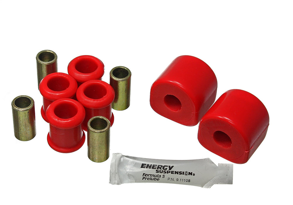 Energy Suspension 5.5178R Sway Bar Bushing Set; Rear; 16mm; Incl. End Link Bushings; Red; - Truck Part Superstore