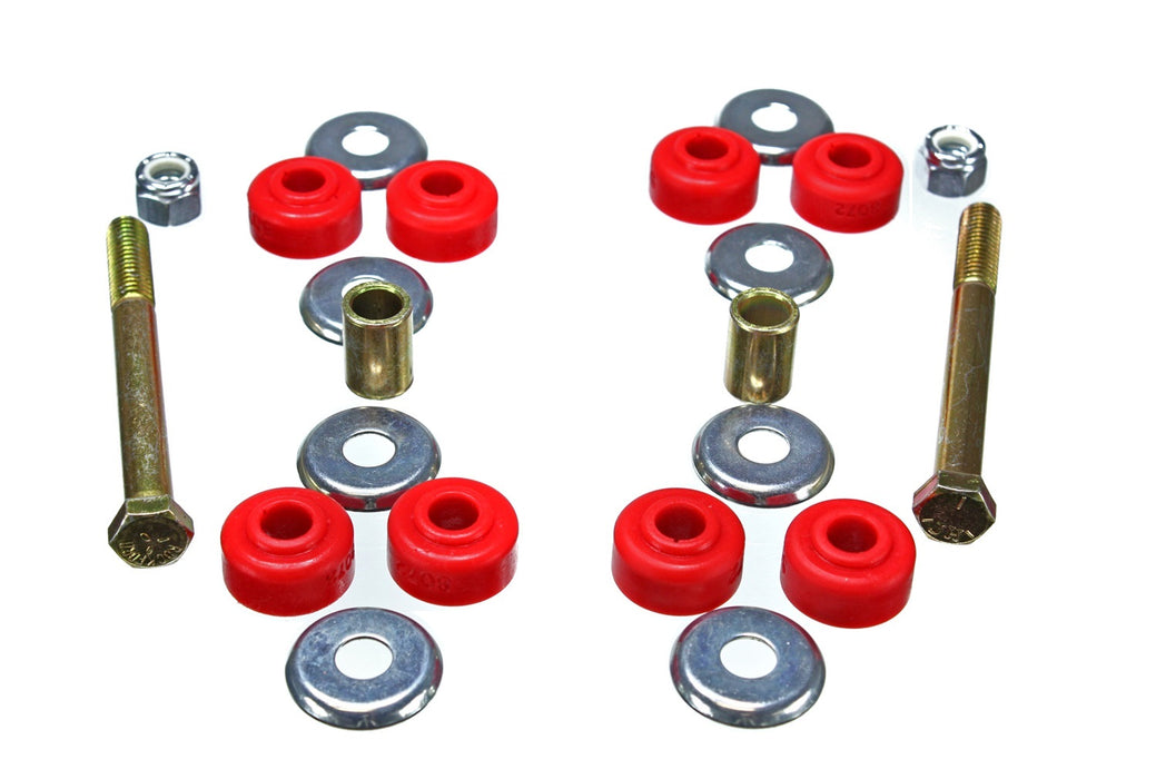 Energy Suspension 5.8105R End Link Bushing Set; Red; Front; Performance Polyurethane; - Truck Part Superstore