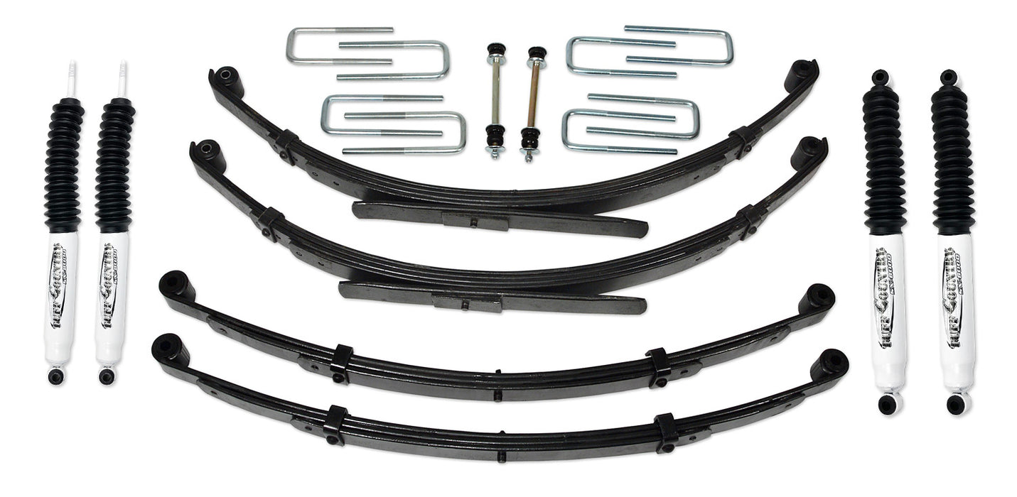 Tuff Country 53701KN 3.5 Inch Lift Kit 79-85 Toyota Truck with Rear Leaf Springs w/ SX8000 Shocks Tuff Country - Truck Part Superstore