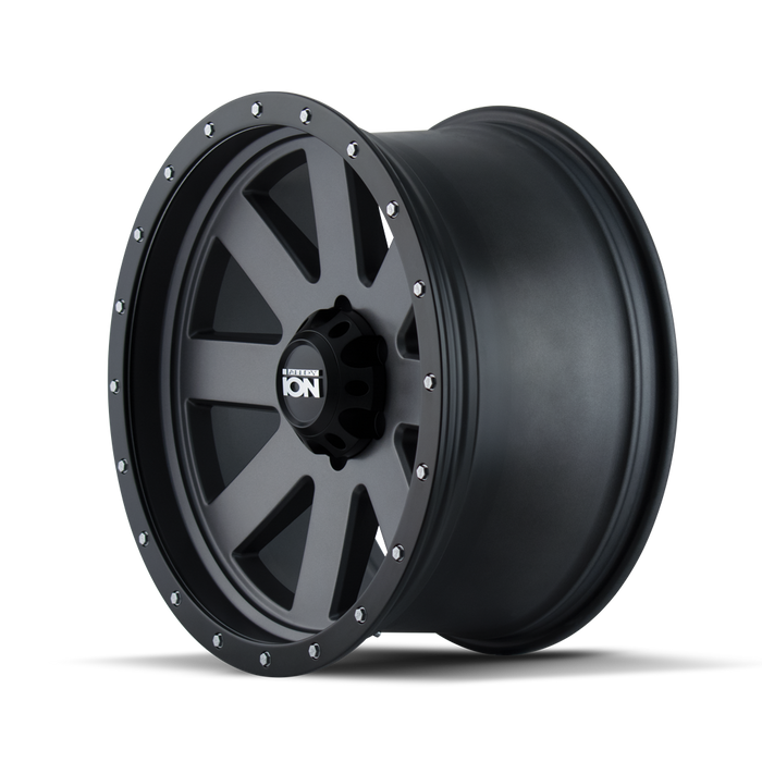 ION 134-8985MG 134 (134) MATTE GUNMETAL/BLACK BEADLOCK 18X9 5-139.7 0MM 108MM - Truck Part Superstore