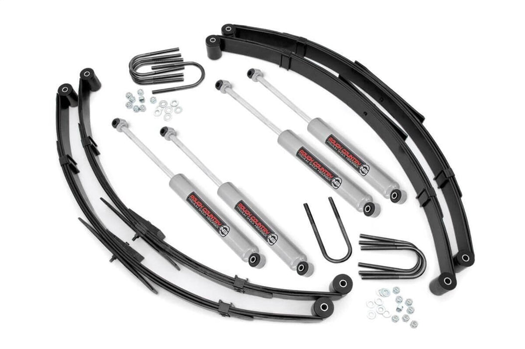 Rough Country 73530 4 Inch Toyota Suspension Lift System 64-80 Land Cruiser FJ40 Rough Country - Truck Part Superstore