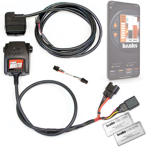 Banks Power 64310-C PedalMonster® Kit; For Use w/Phone; Molex MX64; 6 Way; Stand Alone; - Truck Part Superstore