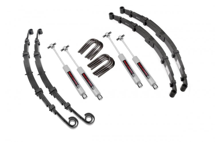 Rough Country 61030 2.5 Inch Jeep Suspension Lift Kit 76-86 CJ Rough Country - Truck Part Superstore