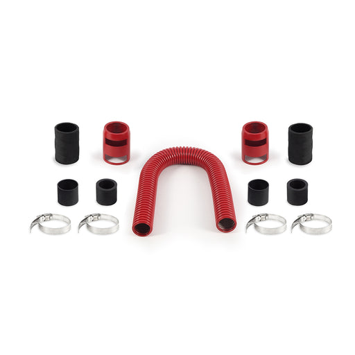Mishimoto MMAH-U24RD Universal Flexible Stainless Steel Radiator Hose Kit, 24", Red - Truck Part Superstore