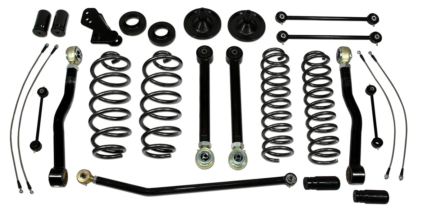 Tuff Country 44000 4 Inch Lift Kit 07-18 Jeep Wrangler JK 4 Door Only Lift Kit EZ-Flex Tuff Country - Truck Part Superstore