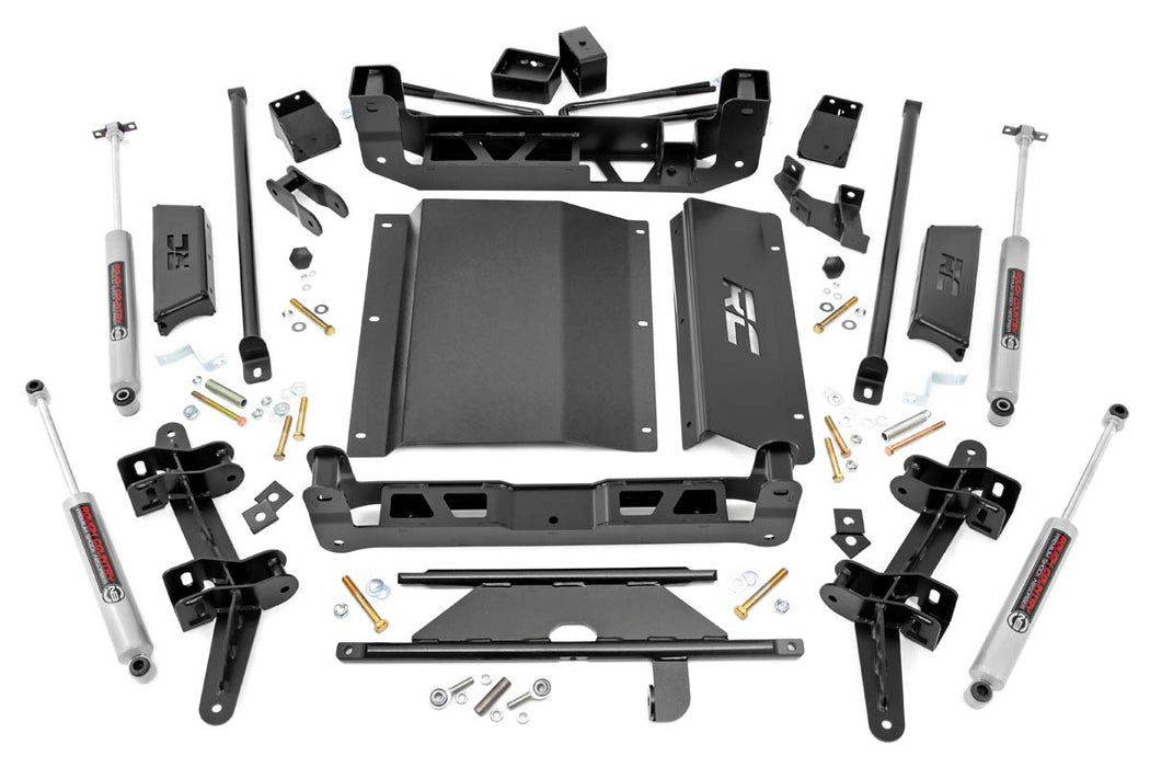 Rough Country 27430 4 Inch Suspension Lift Kit 95-99 Tahoe 92-99 C1500/K1500/Yukon 92-94 K5 Blazer Rough Country - Truck Part Superstore