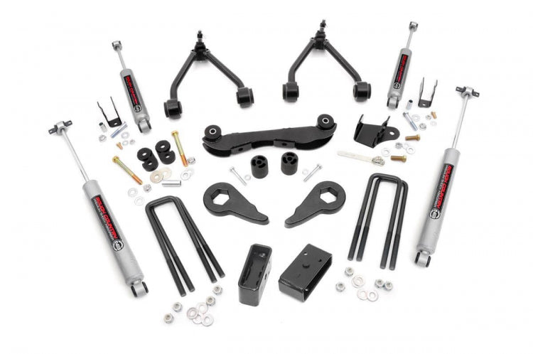 Rough Country 16530 2-3 Inch Suspension Lift Kit Rear Blocks 95-99 Tahoe/Yukon Rough Country