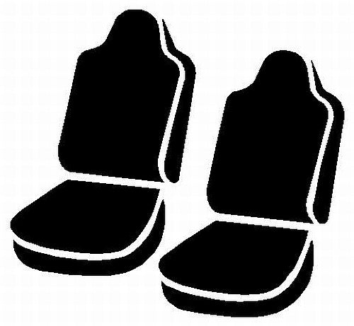 FIA TR47-12 BLACK Wrangler™ Custom Seat Cover; Saddle Blanket; Black; Bucket Seats; - Truck Part Superstore