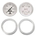 AutoMeter 7037-08 2 GAUGE DIRECT FIT DASH KIT; CHEVY TRUCK 54-55; 2 GAUGE; OLD-TYME WHITE - Truck Part Superstore