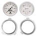 AutoMeter 7038-08 2 GAUGE DIRECT FIT DASH KIT; CHEVY CAR 51-52; 2 GAUGE; OLD-TYME WHITE - Truck Part Superstore