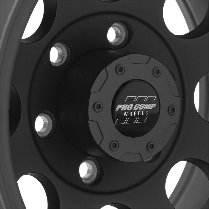 Pro Comp Alloy Wheels 7069-5883 Series 7069 15x8 with 6 on 5.5 Bolt Pattern Flat Black Machined Pro Comp Alloy Wheels - Truck Part Superstore