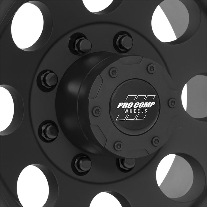 Pro Comp Alloy Wheels 7069-7982 Series 7069 17x9 with 8 on 6.5 Bolt Pattern Flat Black Machined Pro Comp Alloy Wheels - Truck Part Superstore