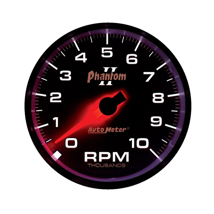 AutoMeter 7597 GAUGE; TACHOMETER; 3 3/8in.; 10K RPM; IN-DASH; PHANTOM II - Truck Part Superstore
