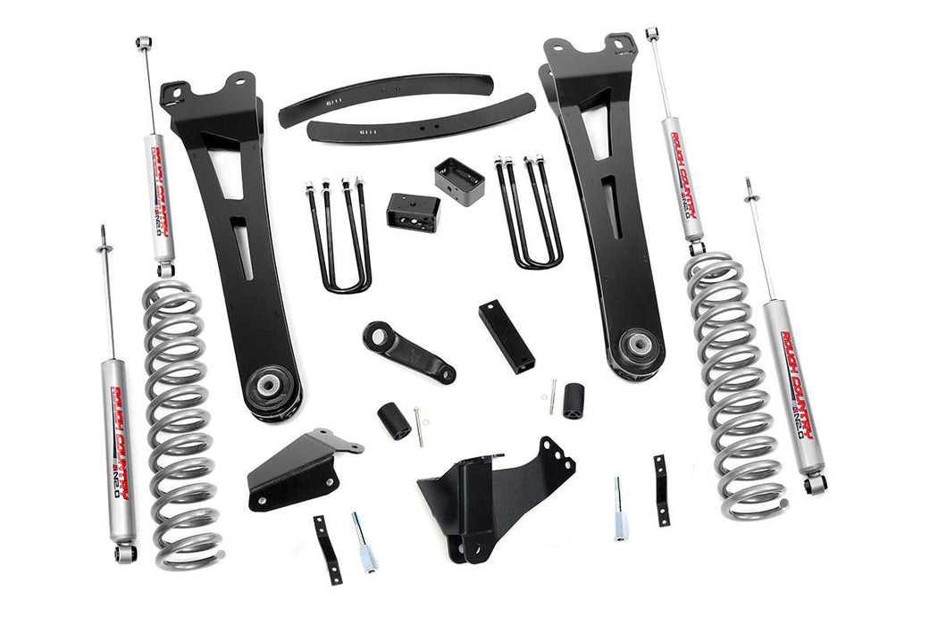 Rough Country 537.20 Radius Arm Lift Kit w/Shocks; 6 in. Lift; - Truck Part Superstore