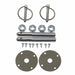 SpeedFx 7712 With 1/4 Inch Torsion Clips Without Cables Chrome Plated Steel 1/2 Inch Stud - Truck Part Superstore