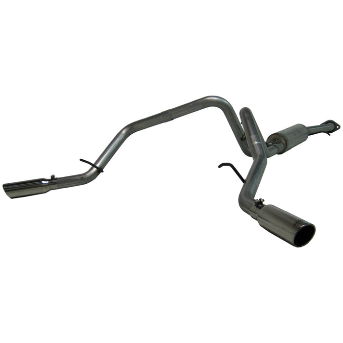 MBRP S5022AL Cat Back Exhaust System Dual Split Side Aluminized Steel For 03-07 Silverado/Sierra 1500 Classic 4.8/5.3L SC Short Bed MBRP - Truck Part Superstore