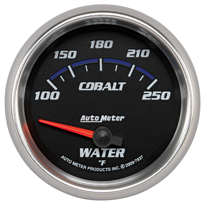 AutoMeter 7937 GAUGE; WATER TEMP; 2 5/8in.; 100-250deg.F; ELECTRIC; COBALT - Truck Part Superstore