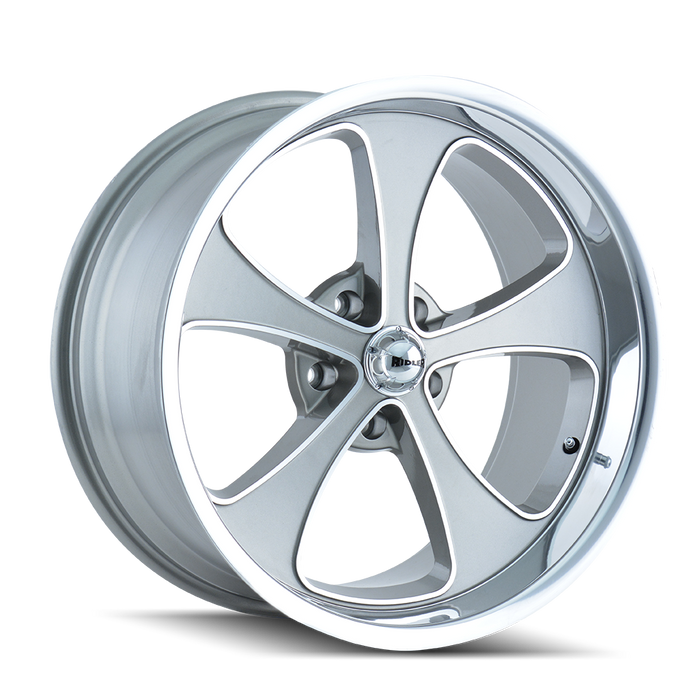 RIDLER 645-2173GP 645 (645) GREY/MACHINED FACE/POLISHED LIP 20X10 5x5 0MM 83.82MM - Truck Part Superstore