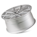 TOUREN 3501-21545SB45 TF01 (3501) BRUSHED SILVER 22X10.5 5x112 45MM 66.56MM - Truck Part Superstore