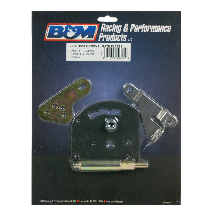 B&M 80713 Pro Stick Manual Transmission Shift Gate Plate And Lever - Truck Part Superstore