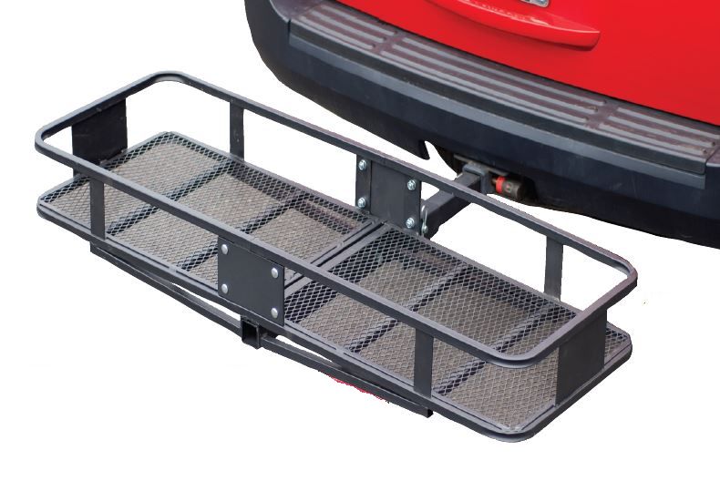 Husky Towing 81149 Mounts In 2" Receiver 500 LB Capacity 60" x 20" x 6" Mesh Folding - Truck Part Superstore