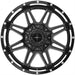 Pro Comp Alloy Wheels 8142-29539 Series 8142 Blockade 20x9.5 with 6 on 135 and 6 on 5.5 Bolt Pattern Gloss Black Milled Pro Comp Alloy Wheels - Truck Part Superstore
