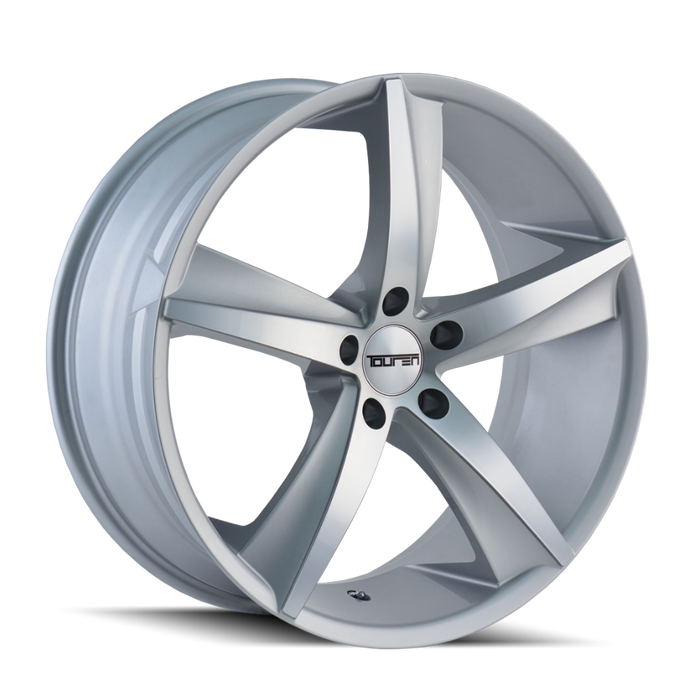 TOUREN 3272-8865S35 TR72 (3272) GLOSS SILVER/MACHINED FACE 18X8 5x4.5 35MM 72.62MM - Truck Part Superstore