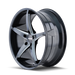 TOUREN 3270-2165B40 TR70 (3270) BLACK/MILLED SPOKES 20X10 5x4.5 40MM 72.62MM - Truck Part Superstore