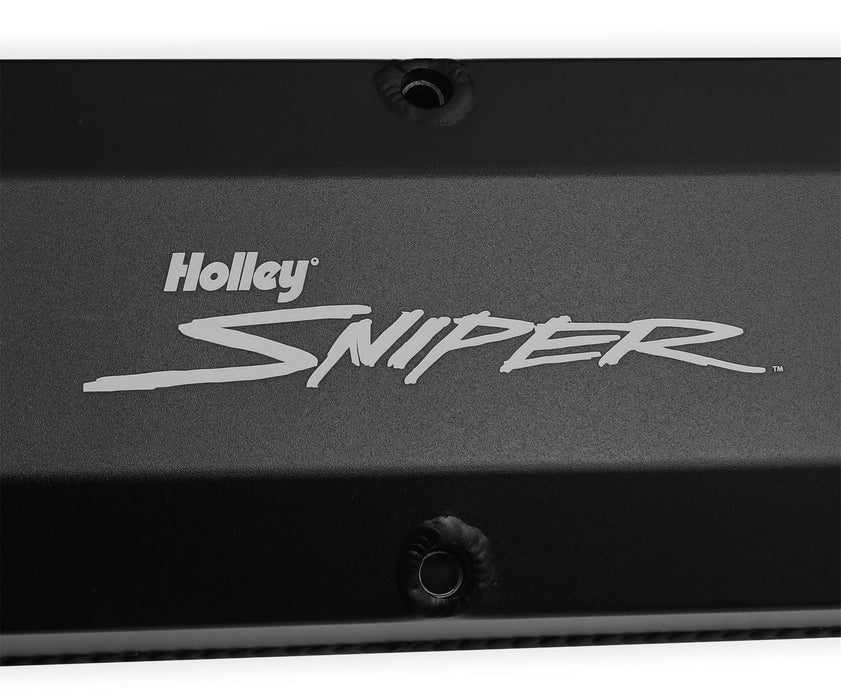 Holley 890012B Aluminum Valve Cover Set - Truck Part Superstore