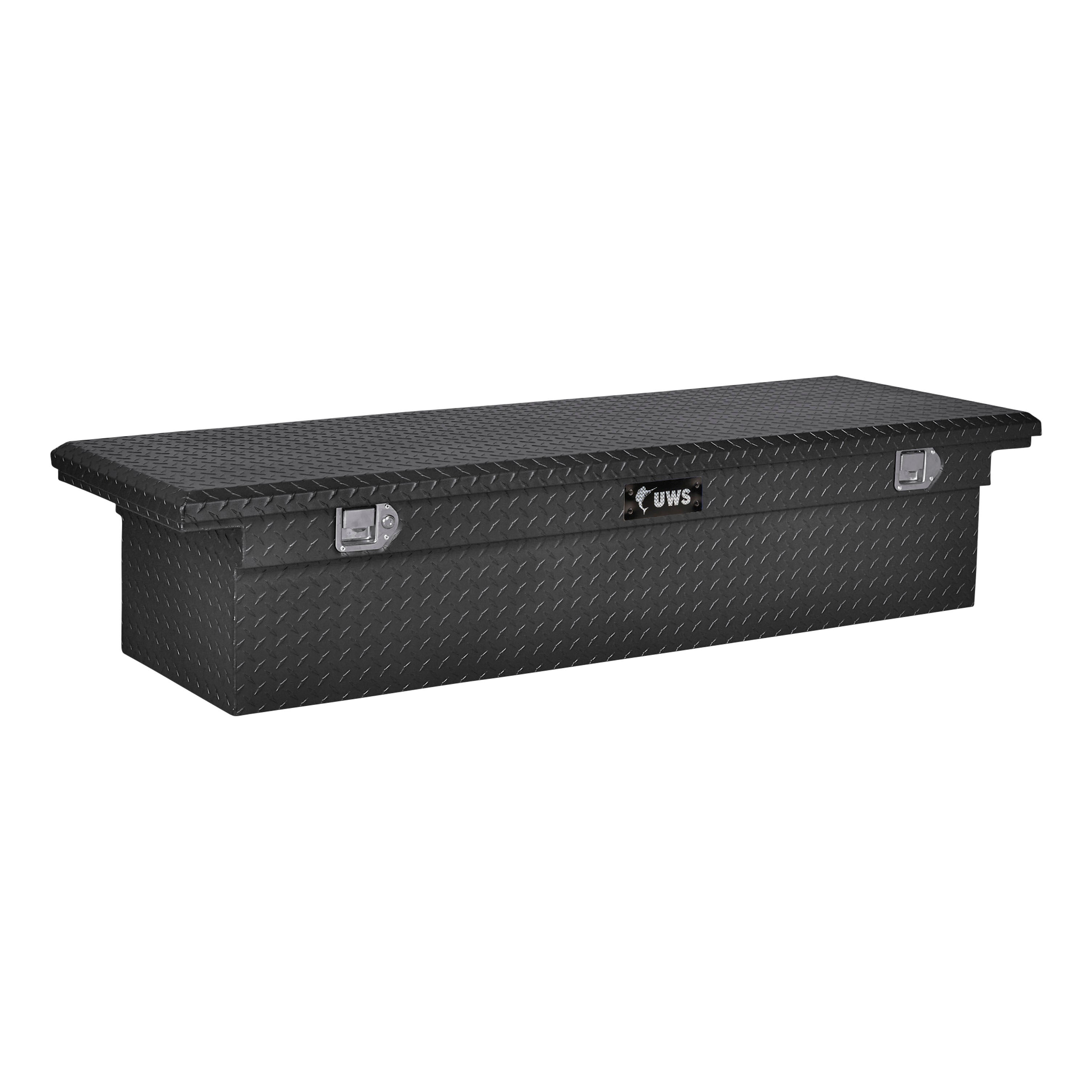 UWS EC10603 Matte Black Aluminum 72in. Truck Tool Box with Low Profile (Heavy Packaging) - Truck Part Superstore