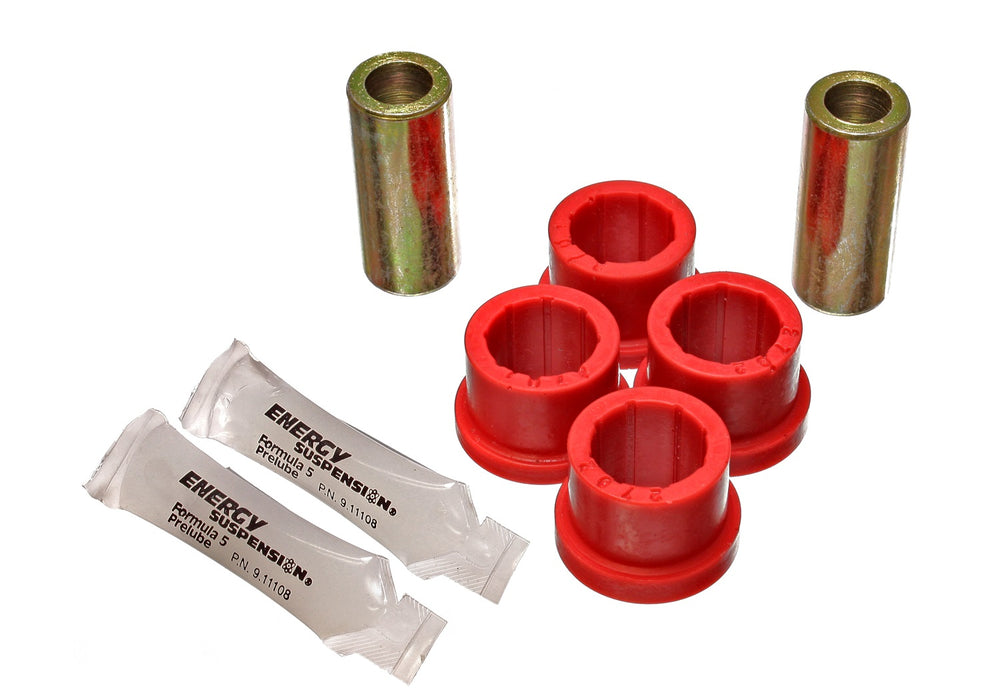 Energy Suspension 8.3123R Control Arm Bushing Set; Red; Front; Performance Polyurethane; - Truck Part Superstore