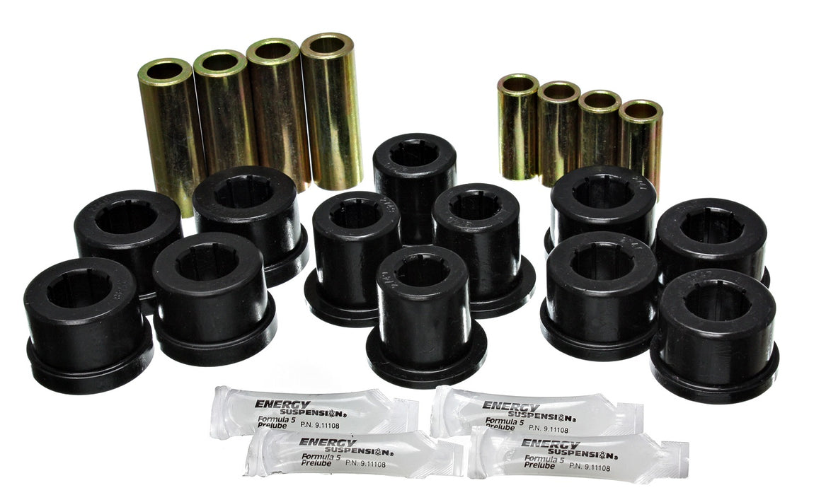 Energy Suspension 8.3126G Control Arm Bushing Set; Black; Front; Performance Polyurethane; - Truck Part Superstore