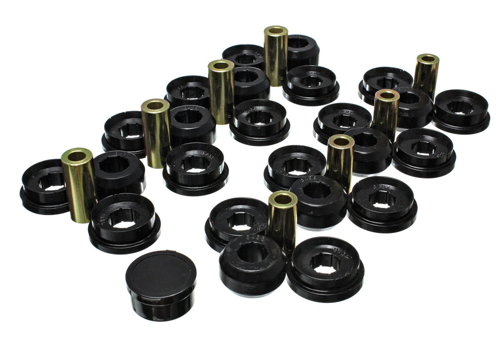 Energy Suspension 8.3129G Control Arm Bushing Set; Black; Rear; Performance Polyurethane; - Truck Part Superstore