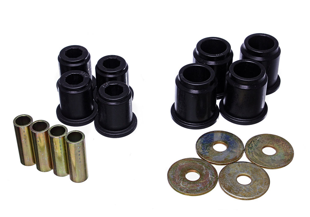 Energy Suspension 8.3132G Control Arm Bushing Set; Black; Front; Performance Polyurethane; - Truck Part Superstore