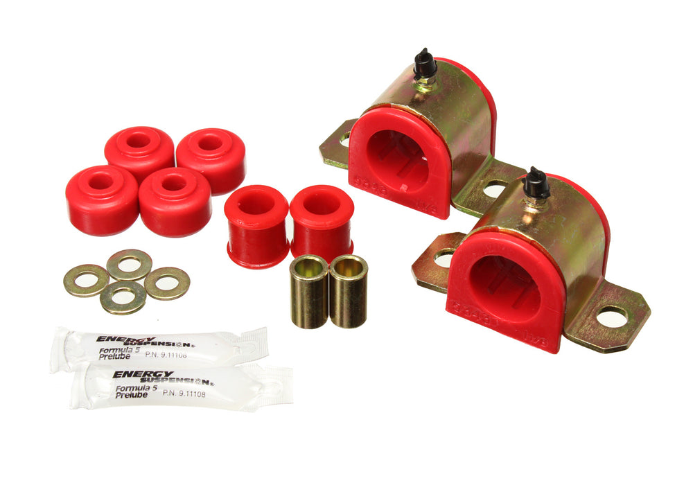 Energy Suspension 8.5146R Sway Bar Bushing Set; Red; Front; 29mm; Incl. End Link Bushings; - Truck Part Superstore