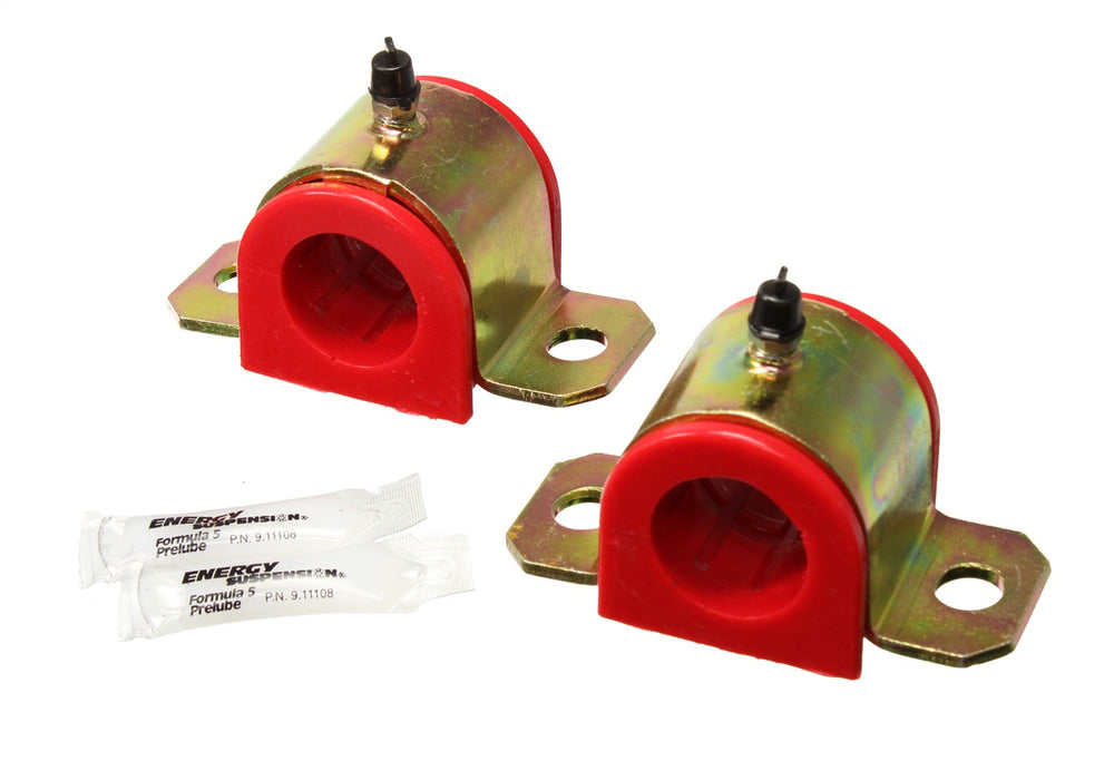 Energy Suspension 8.5151R Sway Bar Bushing Set; Front; 27 mm.; Red; - Truck Part Superstore