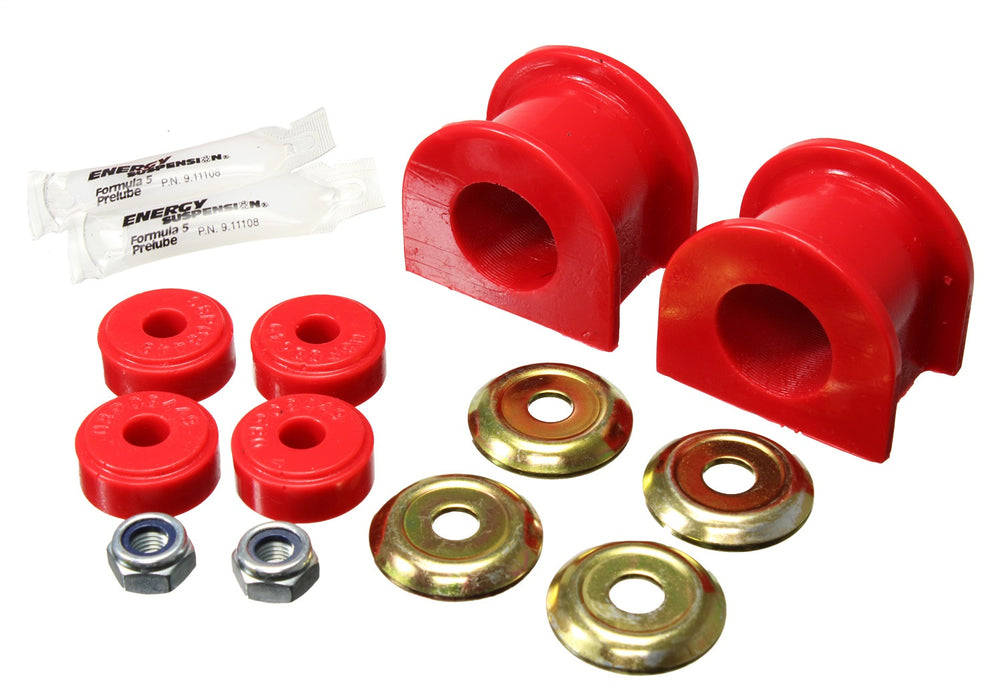 Energy Suspension 8.5153R Sway Bar Bushing Set; Front; 30 mm.; Red; - Truck Part Superstore